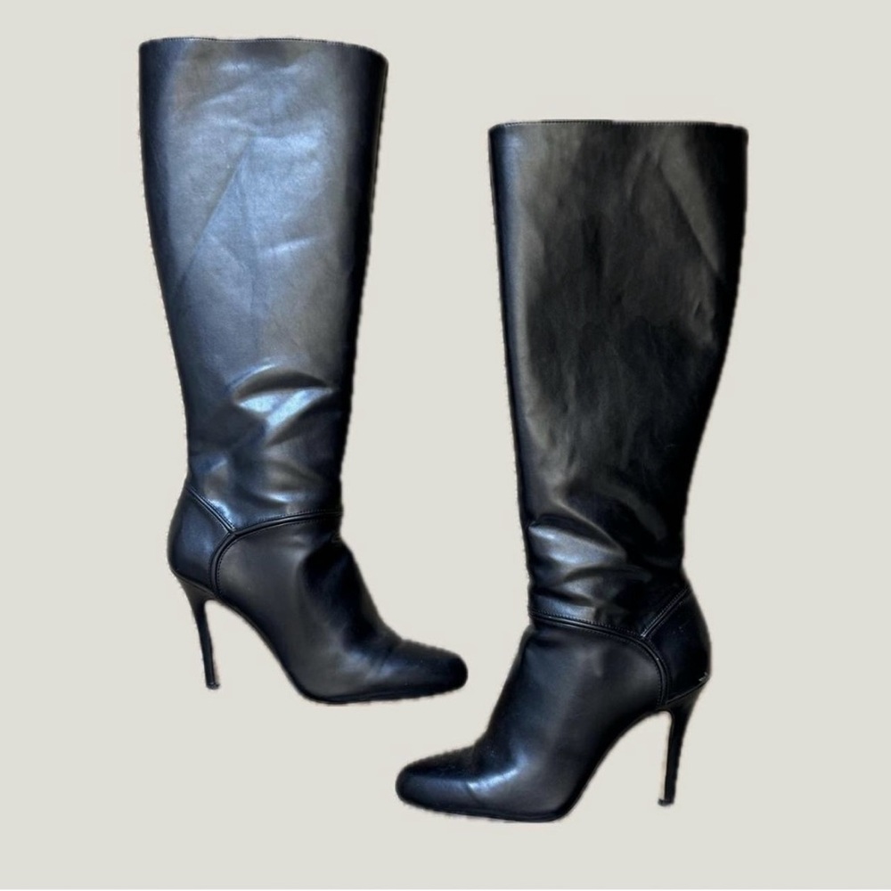 Elegant Black Knee-High Women's Boots
